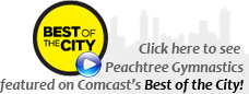 Peachtree Gymnastics featured on Comcast's BEST of the CITY!